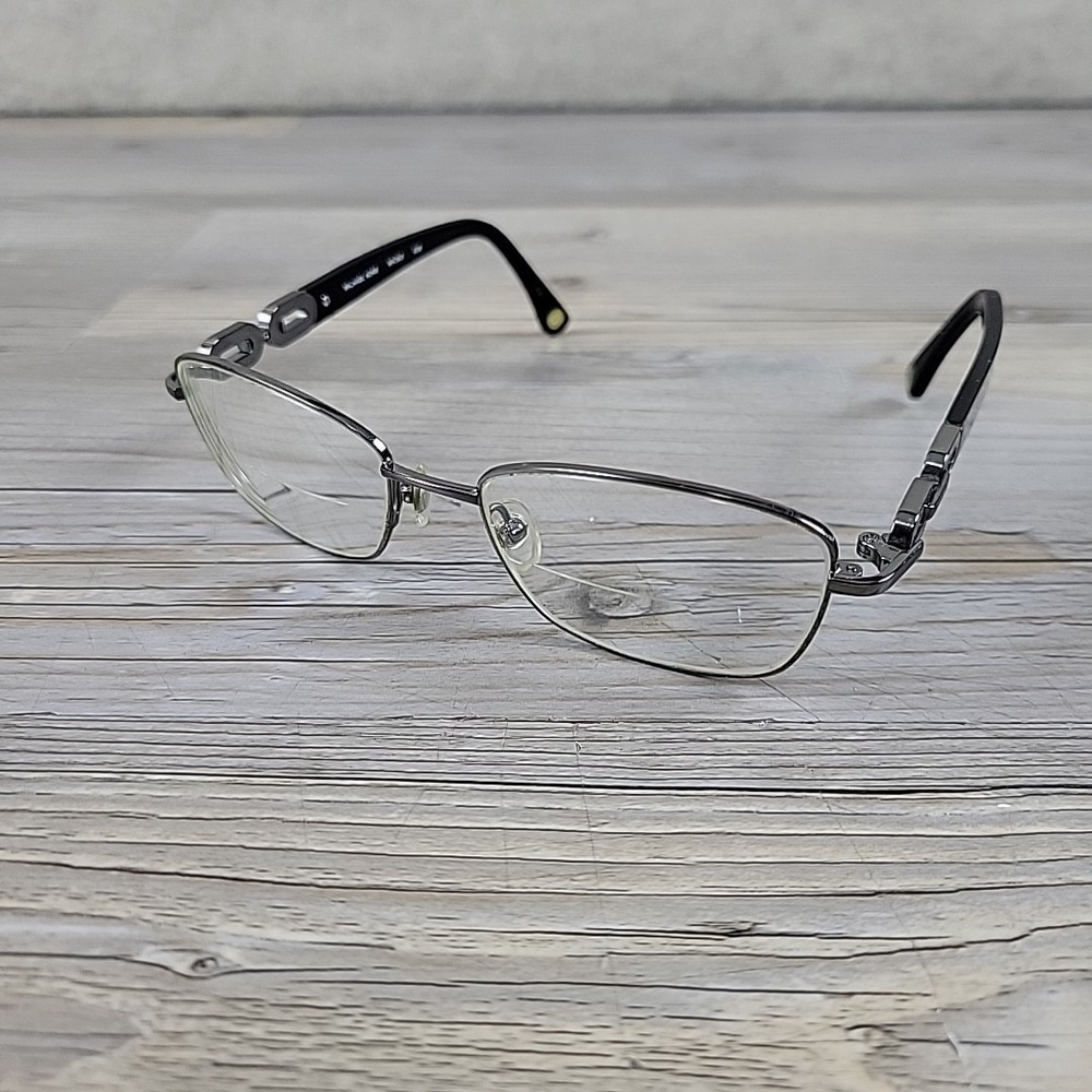 Michael Kors Eyeglasses  MK363 038 Black/Silver 52-17-135  Frames ‎ Only